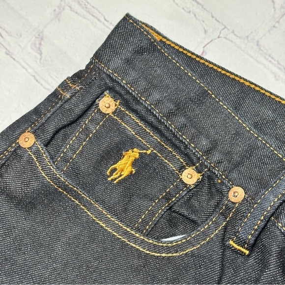 RALPH LAUREN SPORT women’s dark wash blue denim ankle cropped pants size 29 EUC - Picture 6 of 12